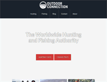 Tablet Screenshot of outdoor-connection.com